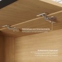 Ver imagem 6 de Armário Aéreo Planejado Porta Basculante Canto Reto Nara CabeCasa MadeiraOriginals Marrom/Avena