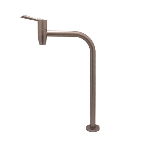 Torneira Banheiro Lavatório Mesa Bica Alta Rose Gold 1/4 Volta Luxo