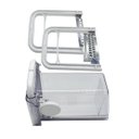 Ver imagem 6 de Ralador Cortador Queijo Presunto Fatiador Manual 4 em 1 Lamina Inox Armazenamento Pote Hermetico Coz