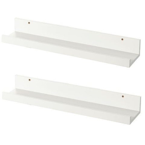 Kit 2 Prateleiras 100cm Quadros/temperos 100% Mdf Decoração