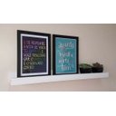 Ver imagem 3 de Kit 2 Prateleiras 100cm Quadros/temperos 100% Mdf Decoração