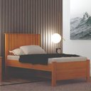 Ver imagem 2 de Cama Solteiro Milano Cinamomo Leifer Móveis