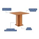 Ver imagem 3 de Mesa de Madeira Sophia 95 Cm Cinamomo - Cimol