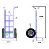 Carrinho Carro Armazém para Cargas 350kg Metalosa - 2