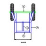 Carrinho Carro Armazém para Cargas 350kg Metalosa - 3