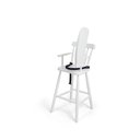 Ver imagem 2 de Cadeira de Alimentação Infantil em Madeira Maciça:branco Fosco