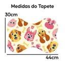 Ver imagem 4 de Tapete Comedouro Ração Cachorro Pet Cão Dog Lona Nº4 - 30x44 Arte na Arte Tapete para Comedouro de C