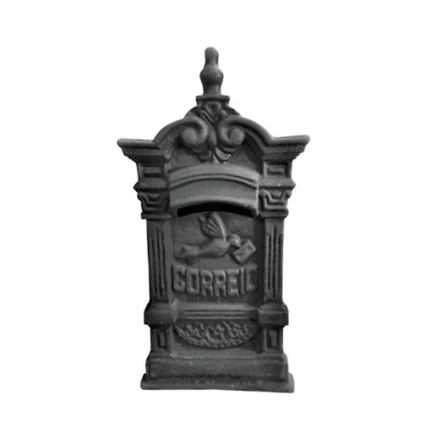 Caixa Correio Ferro Fundido Pombo Grande sem Pé 69x37cm