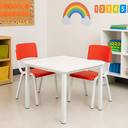 Ver imagem 1 de Mesa com 2 Cadeiras Vermelhas Infantil