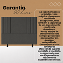 Ver imagem 7 de Cabeceira 140 cm Linho Casal Frame Estofada Cama Box Moderna:Cinza