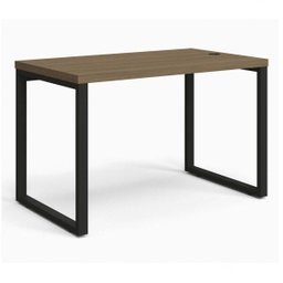 Mesa para Escritório Estilo Industrial 1,20m Pés de Aço Frame F120 Kappesberg - Carvalho Munique - 1
