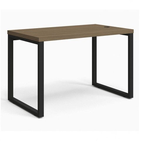 Mesa para Escritório Estilo Industrial 1,20m Pés de Aço Frame F120 Kappesberg - Carvalho Munique