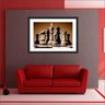 Quadro Decorativo Xadrez Salas De Jogos Interiores Com Moldura Decorações - 4