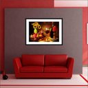 Ver imagem 5 de Quadro Decorativo Vinho Bebidas Gourmet Restaurantes Com Moldura