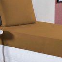 Ver imagem 3 de Jogo de Cama Solteiro Nobre 2 Peças Lençol com Elástico de 30cm de Altura Malha 100% Algodão -