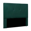 Ver imagem 1 de Cabeceira Cama Box Solteiro 90 Cm Aquilla Veludo S04 - D'rossi Cor Verde