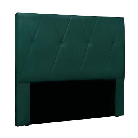Cabeceira Cama Box Solteiro 90 Cm Aquilla Veludo S04 - D'Rossi Cor Verde