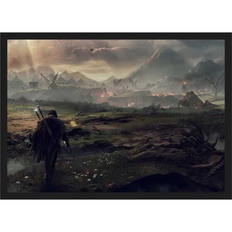 Quadro Decorativo Senhor Dos Anéis Cinema Filmes Salas Interiores Com Moldura Decorações