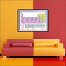 Quadro Decorativo Tabela Periódica Biologia Química Com Moldura - 3