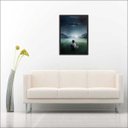 Ver imagem 1 de Quadro Decorativo Ufo Ufologia Disco Voadores Salas Interiores Com Moldura Decorações