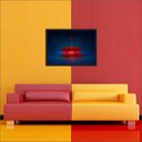 Ver imagem 4 de Quadro Decorativo Umbrella Guarda Chuva Salas Interiores Com Moldura Decorações