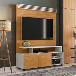 Home Sala Para TV Até 55 Pol Berlim 1.36 Lukaliam Tauari/Off White - 2