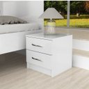 Ver imagem 1 de Mesa de Cabeceira 2 Gavetas Maxi