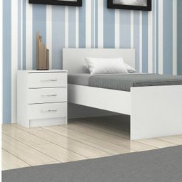 Mesa de Cabeceira 3 Gavetas Maxi  - 1