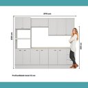 Ver imagem 7 de Armário de Cozinha Completa com Balcão Milla Bloom Carraro