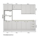 Ver imagem 5 de Armário de Cozinha Completa com Balcão Milla Bloom Carraro