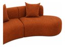 Ver imagem 5 de Sofá Modular Curvo 360cm Orgânico Virginia Bouclé Terracota