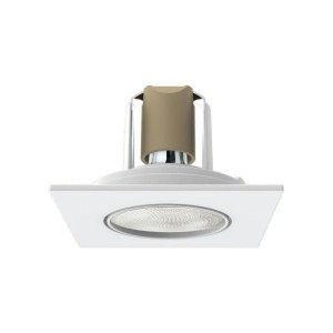 Embutido Face Plana Quadrado Branco - Interlight IL 0092-BMTX-V2