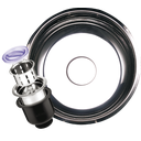 Ver imagem 1 de Cuba Redonda Inox 304 32x14x05 Pl/3,5/c Válvula/embutir/eco 03