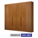 Ver imagem 3 de Guarda Roupa Casal 6 Portas São Carlos Cinamomo – Leifer Móveis