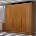 Ver mais imagens de Guarda Roupa Casal 6 Portas São Carlos Cinamomo – Leifer Móveis
