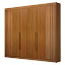 Ver imagem 1 de Guarda Roupa Casal 6 Portas São Carlos Cinamomo – Leifer Móveis