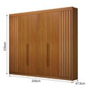 Ver imagem 6 de Guarda Roupa Casal 6 Portas São Carlos Cinamomo – Leifer Móveis