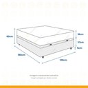 Ver imagem 5 de Cama Box Baú Viúva + Colchão D33 Ortobom Iso 100 128cm