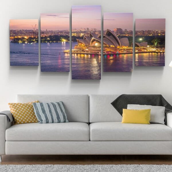 Quadros Decorativos Australia Sydney Paisagem Sala - 2