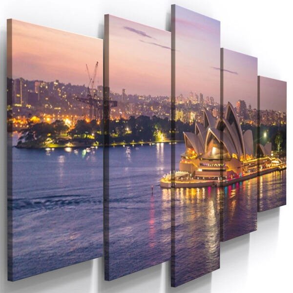 Quadros Decorativos Australia Sydney Paisagem Sala - 1