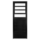 Ver imagem 1 de Porta de Alumínio Preto de Cozinha Basculante CMC Modular - Lado Esquerdo - 2.10 (A) x 0.90 (L)