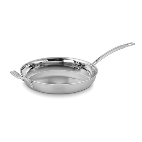Cuisinart Frigideira 30 Cm Inox com Alça Auxiliar Multiclad Pro