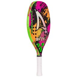 Raquete de Beach Tennis Shark Predator André Baran - Laranja/Rosa - 2