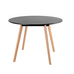 Conjunto Mesa Leda Cozinha Jantar Sala 90cm Redonda com Cadeiras Leda Estofadas 04 Unidades - 3