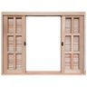 Janela de Madeira Veneziana de Correr Reto Eucalipto Bat de 14 Cm Linha Pop-1.20(l)x1.00(a) - 2