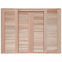 Ver imagem 3 de Janela de Madeira Veneziana de Correr Reto Eucalipto Bat de 14 Cm Linha Pop-1.20(l)x1.00(a)