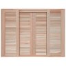 Janela de Madeira Veneziana de Correr Reto Eucalipto Bat de 14 Cm Linha Pop-1.20(l)x1.00(a) - 3