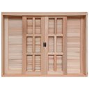 Ver imagem 5 de Janela de Madeira Veneziana de Correr Reto Eucalipto Bat de 14 Cm Linha Pop-1.20(l)x1.00(a)