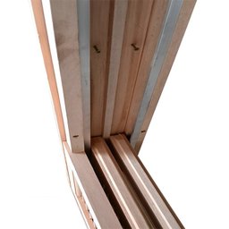 Janela de Madeira Veneziana de Correr Reto Eucalipto Bat de 14 Cm Linha Pop-1.20(l)x1.00(a) - 11