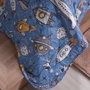 Ver imagem 4 de Kit Colcha Casal Ultra Lisse Kids New Rolinho 210x230cm Space